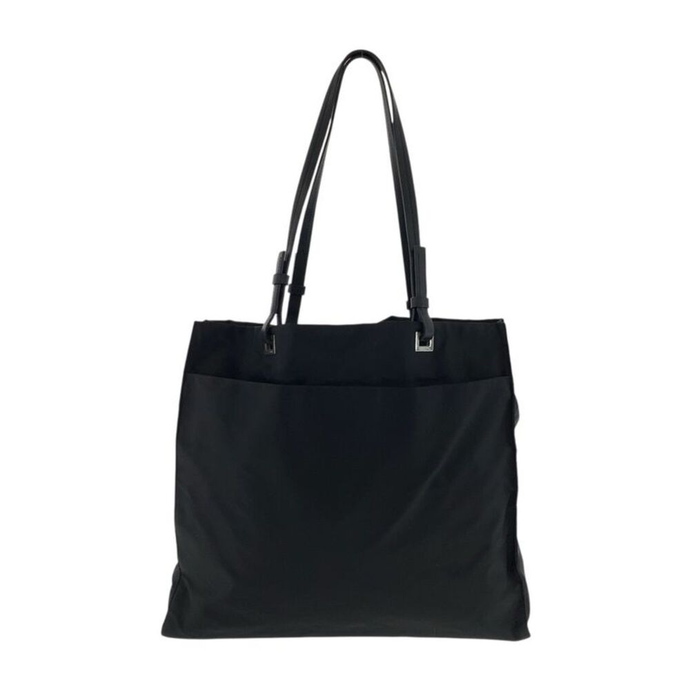 Prada Tessuto Triangle Logo Tote